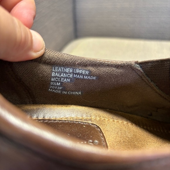 Earth Origins Mclean Brown Leather Slip-On Loafers Boots with Buckle Details 9.5 - Picture 5 of 6